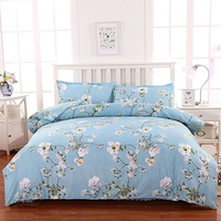 Couette pour lit Queen 300GSM Beige Classique Florale Luxe Microfibre Couette 100% Polyester 400TC Couture Personnalisable