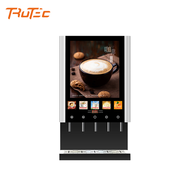 Commercial Public Digital Screen Fully Automatic Coffee Vending Machine