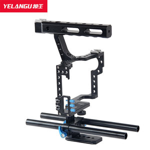 เคสกล้อง Yelangu รุ่น C5 สำหรับ GH4 A7 DSLR ทำจากอลูมิเนียมอัลลอยด์ แขนปรับได้ พร้อมชุดติดตั้ง Follow Focus และอุปกรณ์กันสั่น - Product Image 2