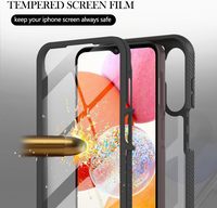Protecteur d'écran intégré étui de téléphone portable pour Samsung Galaxy A06 A16 A26 A36 A56 5G Protection complète du corps couverture arrière de protection
