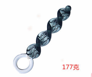 Masturbator Realistische <span class=keywords><strong>Dildo</strong></span> Penis Grote G-Spot Volwassen Seksspeeltjes Dual Head Crystal <span class=keywords><strong>Glass</strong></span> <span class=keywords><strong>Dildo</strong></span> 'S Anale Butt Plug Voor Vrouw Vrouw - Product Image 2