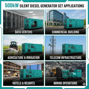 Groupe électrogène diesel super silencieux Scania 500 kW 625 kVA à <span class=keywords><strong>prix</strong></span> d'usine, 50/60 Hz monophasé/triphasé pour solution d'alimentation <span class=keywords><strong>de</strong></span> secours industrielle - Product Image 6