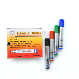 Marqueur permanent imperméable bleu de qualité supérieure, modèle 3200, vente en gros, idéal pour le bureau - Product Image 3