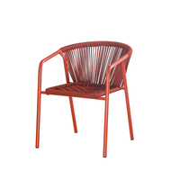 Ensemble table et chaises contemporains de style français pour restaurant, café extérieur, jardin, mobilier d'extérieur