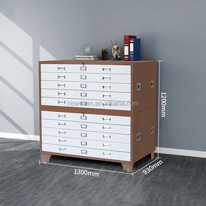 Gabinete de almacenamiento arquitectónico de ingeniería de dibujo de base ajustable con más 4 cajones Diseño moderno para uso en almacén Papel A4 - Product Image 6