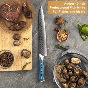 Sujihiki Messer sakimaru yanagiba takohiki nhà bếp thân thiện với môi dao thép Damascus cá filleting dao Sushi dao - Product Image 3