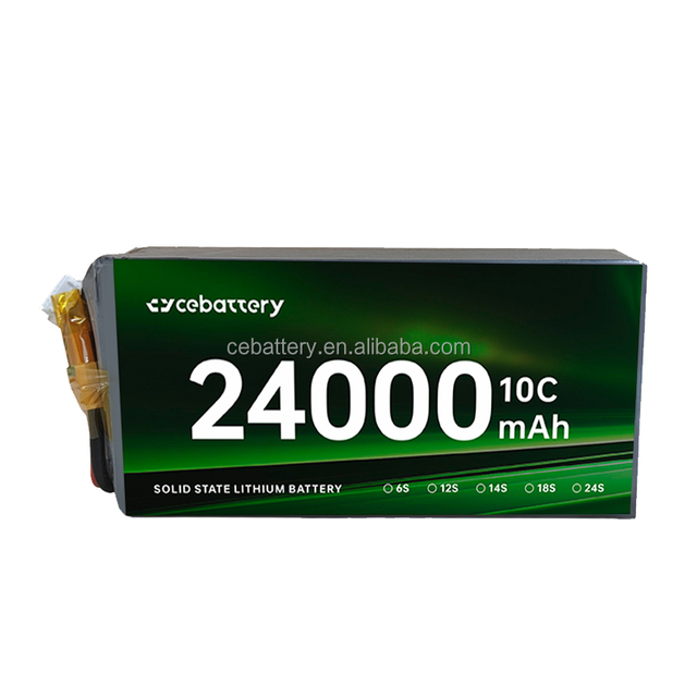 New Arrival Solid State 6S 12S 14S 24000mah Lithium Ion Battery Pack for Cargo Drone VTOL Evtol Heavy Lifting Drone