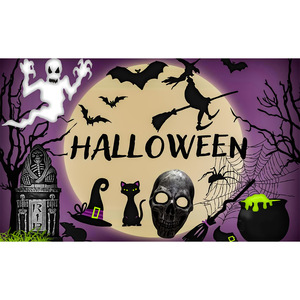 Decorazione Sfondo per Festa <span class=keywords><strong>di</strong></span> Halloween Ghirlanda ad Arco <span class=keywords><strong>di</strong></span> <span class=keywords><strong>Palloncini</strong></span> 2022 per Bambini Arco <span class=keywords><strong>di</strong></span> <span class=keywords><strong>Palloncini</strong></span> Happy Halloween Pipistrello <span class=keywords><strong>Ragno</strong></span> Nero - Product Image 3