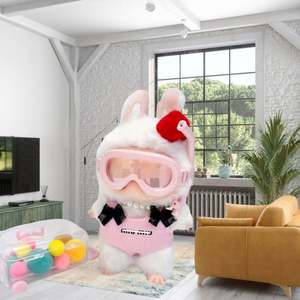 Poupée en vinyle Rabubu, jouet de dessin animé, petit maillot de bain parfumé, lunettes de plongée, pantalon, accessoire, générations One Two Three Labuibui - Product Image 4