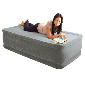 Lit d'appoint gonflable double <span class=keywords><strong>INTEX</strong></span> 64412 moderne avec revêtement floqué, housse amovible et design de mobilier d'intérieur - Product Image 4