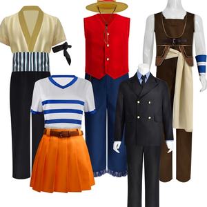 Costume de cosplay de dessin animé japonais, costume de Nami, costume de Solon, costume complet de Luffy, <span class=keywords><strong>One</strong></span> <span class=keywords><strong>Piece</strong></span>, costume de cosplay d'anime pour Halloween - Product Image 1