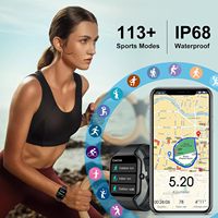 Reloj Inteligente AMOLED con Pantalla Táctil, Esfera Personalizada, Llamadas Telefónicas, Unisex, Fitness, Resistente al Agua IP68, Android