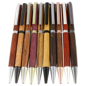 RTS Kein MOQ Drechsel-Stifte-Bausätze Taiwan Lager Stromlinienförmig Gold Silber Rotguss Twist 7mm Slimline-Stift-Drehbausatz - Product Image 3
