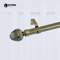KYOK Embouts de rideaux modernes à double support en forme de gland 500-999 Pièces Faits à la main en Chine Accessoires élégants pour rideaux
