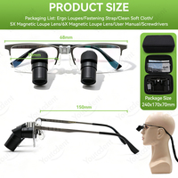 OEM/ODM TTL Ergonomic Dental Loupes 4X 5X 6X Magnification Ultra Light Surgical Magnifying Glass for Dentist ENT Surgery
