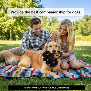 ของเล่นสุนัขแบบขายส่ง ตุ๊กตาขนนุ่มบีบมีเสียงร้องรูปกอริลลา ของเล่นสัตว์เลี้ยงแบบแข็งแรงทนทาน ช่วยให้สัตว์เลี้ยงไม่เบื่อ ผู้ผลิตและจำหน่ายจากโรงงาน OEM - Product Image 5