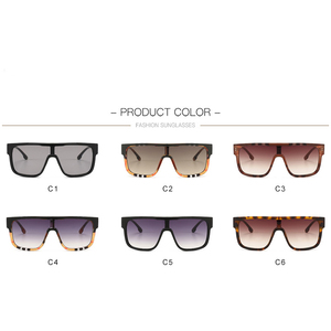 <span class=keywords><strong>Lunettes</strong></span> de soleil mode femmes <span class=keywords><strong>vintage</strong></span> rétro plat Ombre carré surdimensionné <span class=keywords><strong>lunettes</strong></span> de soleil de luxe marque grand nuances - Product Image 5