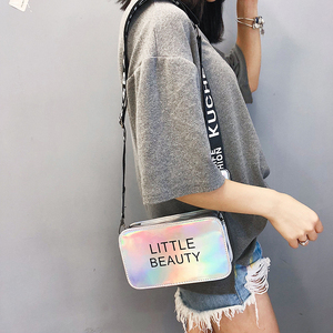 Damenmode Laser PVC Transparente Cross body Messenger Sling Brusttasche Neues Design Umhängetaschen - Product Image 3