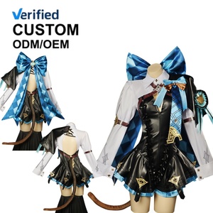 Disfraz de Cosplay para Adultos de <span class=keywords><strong>Genshin</strong></span> <span class=keywords><strong>Impact</strong></span>, Linit Interpretó a los Gemelos Fondant, Lini Mago con Disfraz de Halloween - Product Image 1