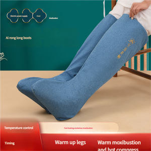 Chauffage électrique Moxa Long <span class=keywords><strong>Genou</strong></span> Protecteurs Ménage Moxibustion Bottes Contrôle de la Température Réhabilitation Thérapie Fournitures - Product Image 2