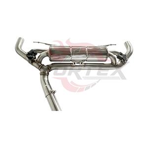 Système d'échappement Catback Valvetronic en acier inoxydable poli miroir Vortex à double sortie pour G20 G28 325i 325Li 2.0T 2020-2025 Racing - Product Image 5