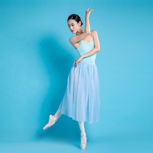 Falda de tutú de Ballet romántica de dos capas para niñas - Product Image 6