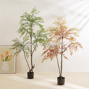 <b>Artificial</b> Nandina Domestica <b>Tree</b> Large Floor Potted Sacred Bamboo Nordic Faux Greenery for Indoor Home Office Decor Garden180cm - Product Image 2