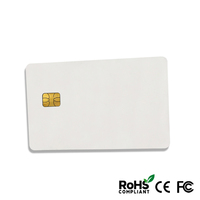 Tarjeta SIM inteligente de PVC, contacto de alta calidad SLE4442 AT24C64 IC, en blanco