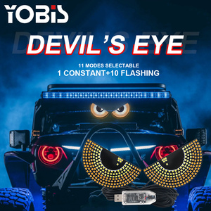 Yobis 2025 nuevo Panel de visualización de ojos de diablo parpadeante Aplicación de pantalla de guiño de ojos de diablo para pantalla de bolsa de mochila de coche - Product Image 2