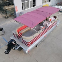 Yacht de catamaran en aluminium de luxe Bateau de tourisme scénique pour le divertissement Maison Bateau Yacht Bateau ponton
