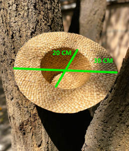 Sombrero de Paja de Jacinto de Agua Hecho a Mano, Sombrero de Sol Tejido a Mano Natural, Unisex, Estilo Panamá, Transpirable y Sostenible para Playa y Verano - Product Image 2