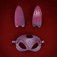 Masque pour les yeux détachable à motif crocodile pour couple SM, accessoires de jeu de rôle et de flirt, produits pour adultes pour femmes