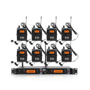 Chất Lượng Cao 8 Thu Trong Tai Hệ Thống Màn Hình Với Tai Nghe <span class=keywords><strong>Microphone</strong></span> Không Dây Cho Giai Đoạn Sử Dụng - Product Image 1