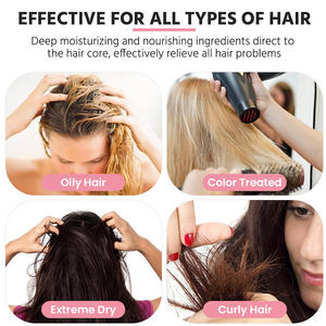 Champú hidratante de hierbas orgánicas de etiqueta privada, champú nutritivo sin formaldehído, acondicionador de cabello antiencrespamiento, champú de proteína de queratina - Product Image 5