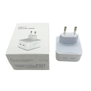 Venta al por mayor Original 35W Dual PD <span class=keywords><strong>Cargador</strong></span> Rápido Tipo C Adaptador de PD Usb C <span class=keywords><strong>Cargador</strong></span> de Pared Adaptador de Corriente de Alta Calidad para <span class=keywords><strong>Iphone</strong></span> - Product Image 6