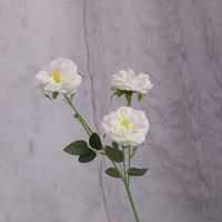 Bunga Mawar Peony Buatan Tangan Modern dari Sutra Sheng Shi Hua Kai untuk Dekorasi Pernikahan, Rumah, Meja Kopi, Latar Belakang Meja Makan, dan Dinding Bunga