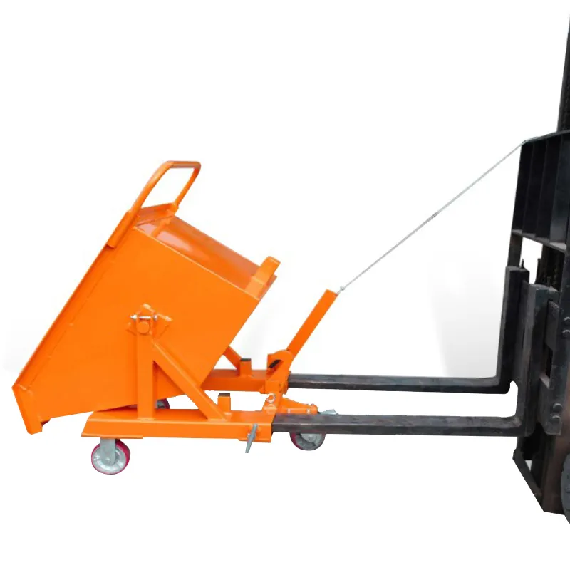 Automatische Handleiding Heftruck Compact Kantelen Silo Containers Doseren Hoppers Tipping Skips