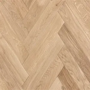 Européenne À Chevrons En Chêne Blanc Parquet en Bois D'ingénierie