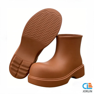 <span class=keywords><strong>Botas</strong></span> <span class=keywords><strong>de</strong></span> Lluvia Cortas <span class=keywords><strong>de</strong></span> EVA para <span class=keywords><strong>Mujer</strong></span>, Estilo Coreano, Impermeables, con Suela Gruesa, Antideslizantes, para Exteriores, para Todas las Estaciones - Product Image 2