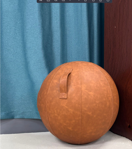 Balle assise de 65cm pour balle de <span class=keywords><strong>yoga</strong></span> à la maison avec couvercle balle d'exercice légère auto-portante ergonomique activant la <span class=keywords><strong>posture</strong></span> - Product Image 2