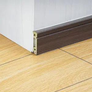 Modern sangat tahan lama PVC lantai Skirting Baseboard vinil Skirting dinding Cove Base