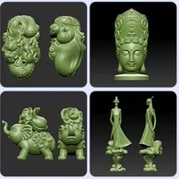 Routeur CNC 5 axes GR avec commande Syntec ATC pour la sculpture et la gravure sur jade