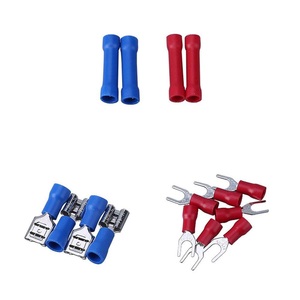 Kit surtido de conectores de crimpado de cable aislado de 300 Uds. Con terminales de cable automotriz de crimpado de <span class=keywords><strong>desconexión</strong></span> rápida a tope de pala de anillo - Product Image 4