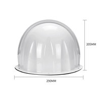 Carcasa protectora de ABS de calidad, resistente a la intemperie, para lluvia y parasol, soporte para cámara domo tipo bala, cubierta para cámara de seguridad CCTV