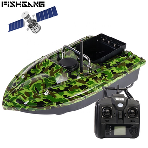 Barco Cebador de Pesca FISHGANG Mejorado con 16 Puntos de Posicionamiento, 500m de Distancia, GPS, Barco Cebador de Pesca RC con Localizador de Peces y GPS - Product Image 1