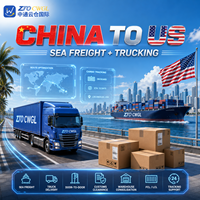 Transitaire FCL USA pour fret général en vrac, transport maritime en conteneur complet et service de livraison en entrepôt