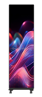 Tablero de pared de video M-Shine COB P1.87mm, pantalla de visualización de póster LED de compras de publicidad Digital inteligente a todo Color para interiores