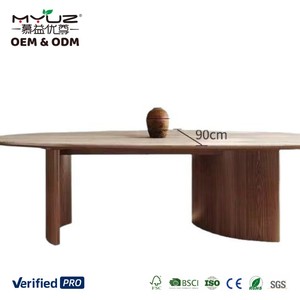 Ensemble <span class=keywords><strong>de</strong></span> table <span class=keywords><strong>à</strong></span> <span class=keywords><strong>manger</strong></span> ovale <span class=keywords><strong>de</strong></span> style moderne du milieu du siècle, 6 chaises, plateau en marbre, pieds en bois, <span class=keywords><strong>meubles</strong></span> <span class=keywords><strong>de</strong></span> <span class=keywords><strong>salle</strong></span> <span class=keywords><strong>à</strong></span> <span class=keywords><strong>manger</strong></span> rétro pour la maison, le restaurant, l'hôtel - Product Image 3
