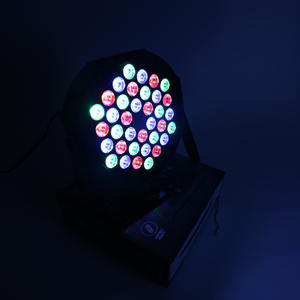 RGB DMX512 36 LED Par sahne aydınlatma ses aktif uzaktan kumanda DJ disko Bar parti sahne ekipmanları sistemi için - Product Image 3