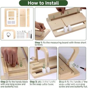 Wooden <b>Soap</b> Cutter Adjustable Wire Knife For Homemade Hand <b>Soap</b> Solid Form Craft DIY Tool - Product Image 5